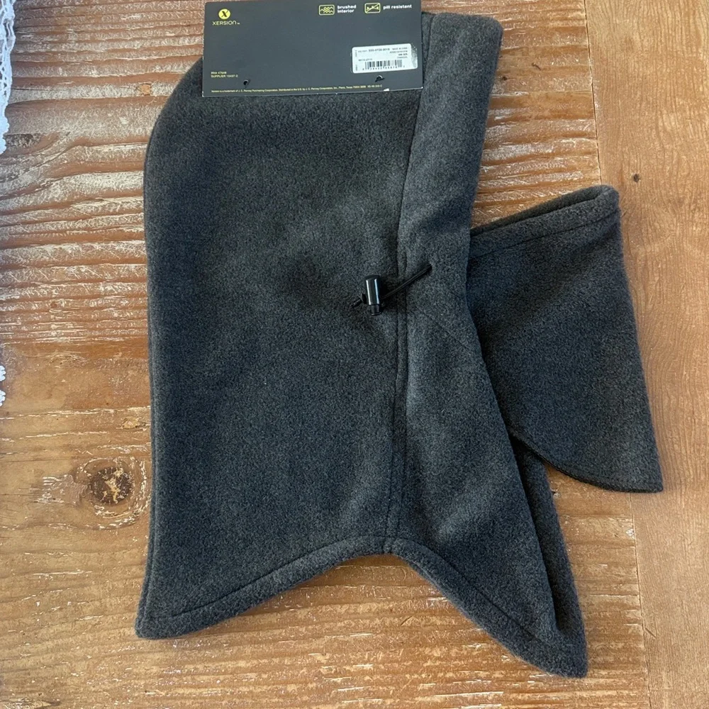 Xersion Charcoal Microfleece adjustable Face Mask